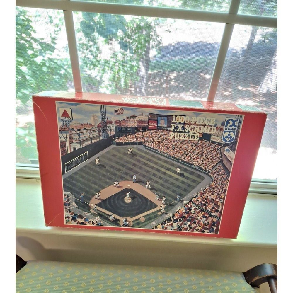 Boston Red Sox Baseball Fenway Park 1994 Vintage 1000 Pieces F.X Schmid Puzzle